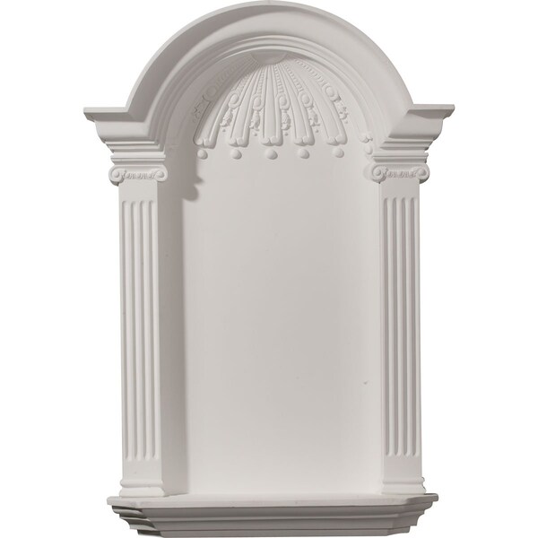 Ekena Millwork 21 1/8"W x 33 3/4"H x 4 1/4"D x 28 1/2"IH Small Waltz Wall Niche, Surface Mount NCH21X33WA - main